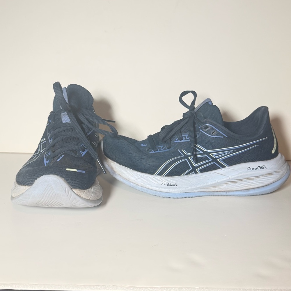 ASICS Navy and White Gel Sneakers